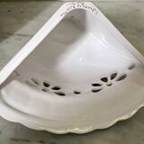 Moustiers ceramic angle sconce