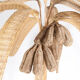 "Banana" rattan floor lamp