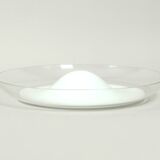 Huge 1960s italian two-piece Murano glass mushroom table lamp by Vistosi