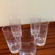 5 grands verres gravés