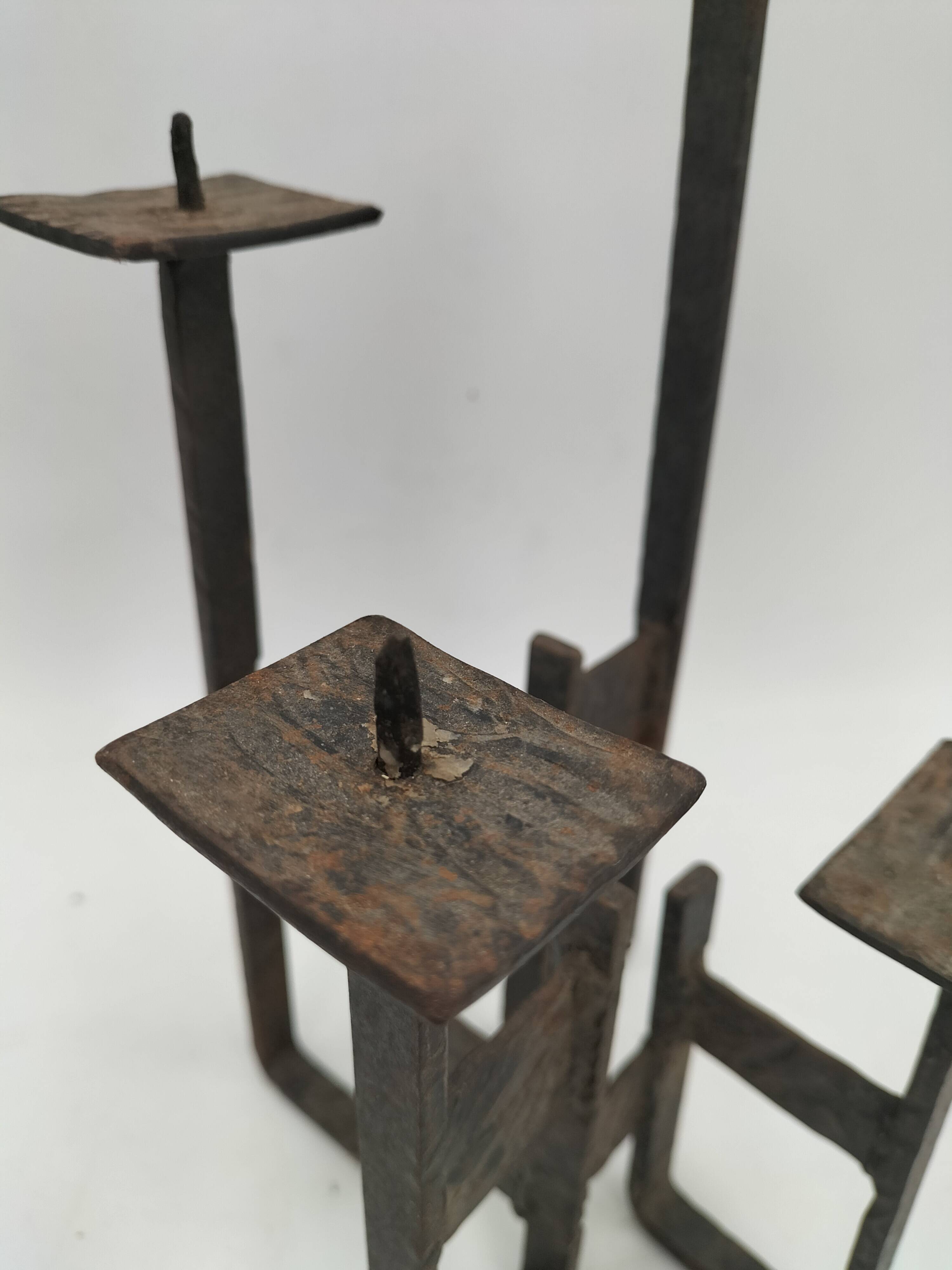 Brutalist candle holder