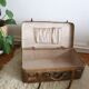 Pretty leather suitcase from the 40s/50s