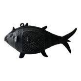 Bronze fish Indian tribal art