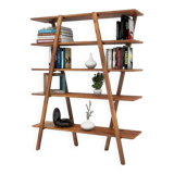 New Scandinavian style wooden bookshelf