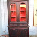 Showcase buffet 2 bodies vintage, farm dresser