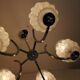 Art deco chandelier with 5 arms of light