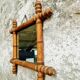 Antique mirror french wall mirror faux bamboo