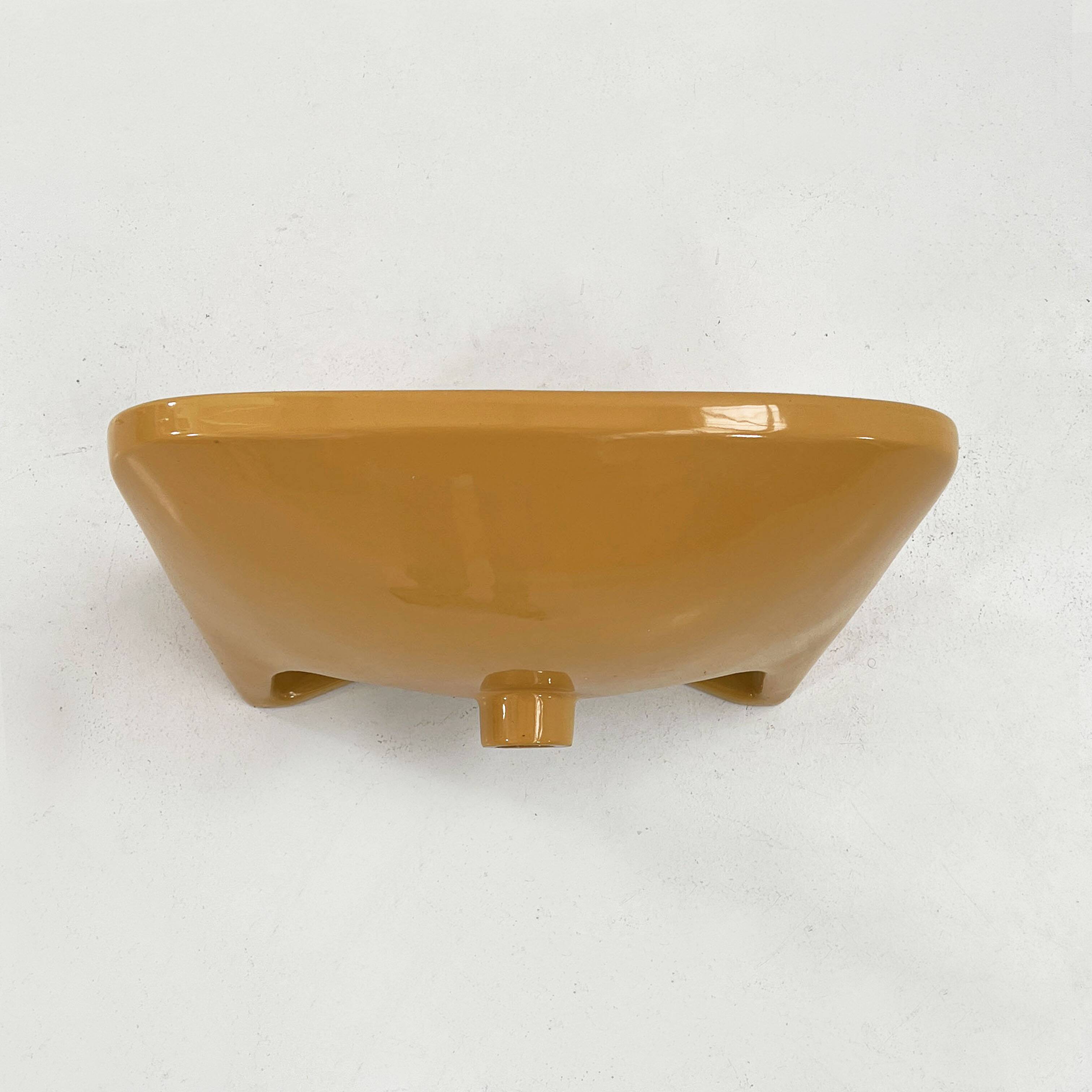 Vintage Sink L Mustard by Keramag Keravit, 1980