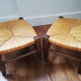 Pair of mulched chairs