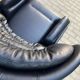 2x Joe Colombo Elda LONGHI Chair Black leather, White fiberglass