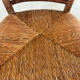 Chaise en bois et paille 