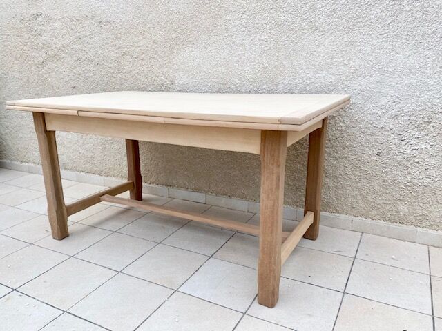 Extended farmhouse table