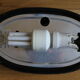 Italian aluminium cast iron sconce
