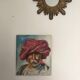 Orientalist portrait the man in the pink turban