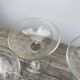 6 verres soufflés / coupes anciennes
