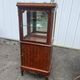 Louis XVI style display cabinet, 19th century, marble and gilded bronzes.