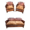 Sofa and 2 club armchairs