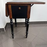 Louis Philippe bedside table with flaps