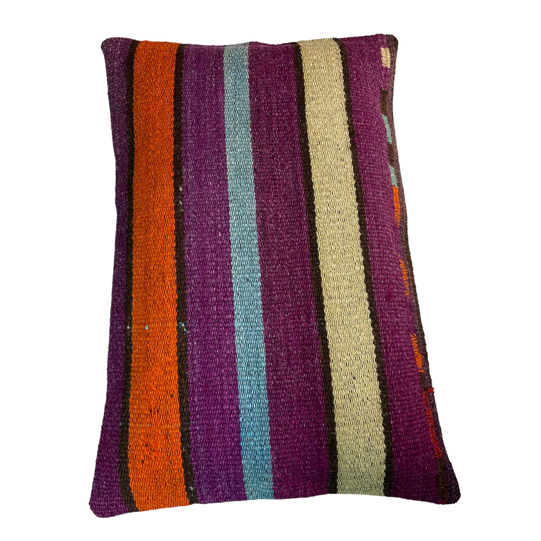 Housse de coussin vintage turque faite à la main, 30 x 50 cm