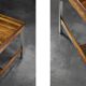 Large Vintage Mid-Century Modern Swedish Rosewood & Aluminium Coffee Table f