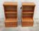 Pair of bedside tables with integrated lighting, 1970s.