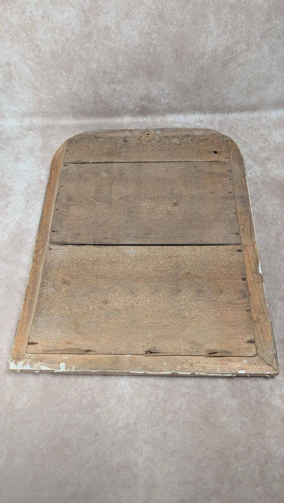 Antique Louis-Philippe style gilded patinated mirror