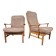 Fauteuils en hêtre vintage de Farstrup Møbler, années 1970, ensemble de 2