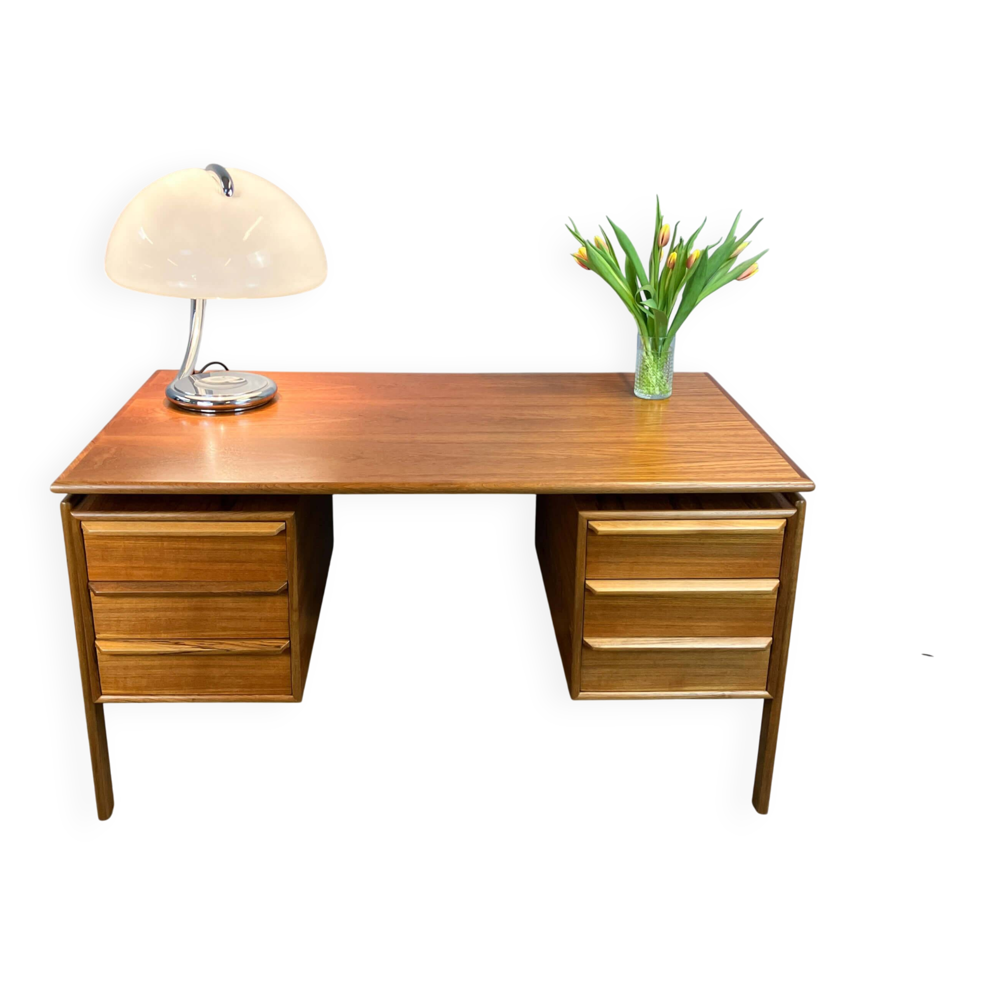 Desk by G.V. Gasvik for GV Møbler, teak, 1960s