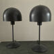 Paire de lampes design en métal