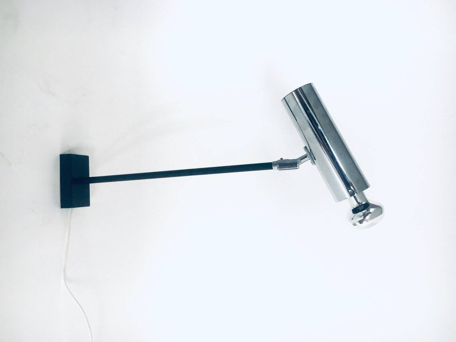 Mid-Century Modern Design Chrome Spot Wall Lamp, 1960s