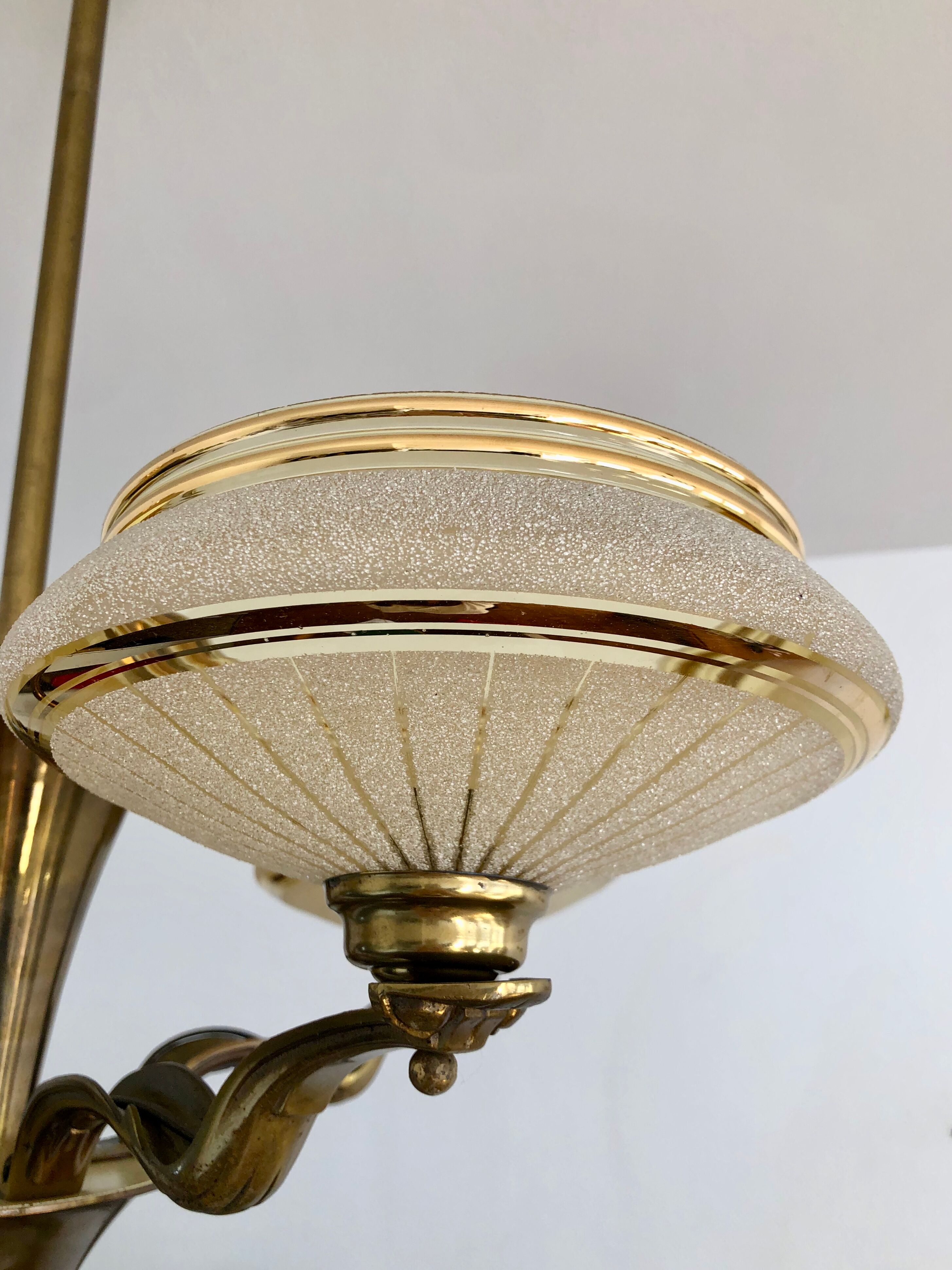 Large art deco chandelier