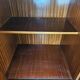 Art Decò Sideboard in Mahogany and Maple with Black Glass and Brass Finishi