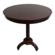 Table ronde de table à vin en acajou antique
