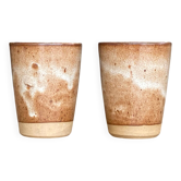 2 mugs en grès de Roger Jacques