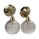 Pair of vintage glass wall sconces