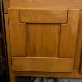 Massive oak enfilade, Regain House, 1960 design by Roland Haeusler.