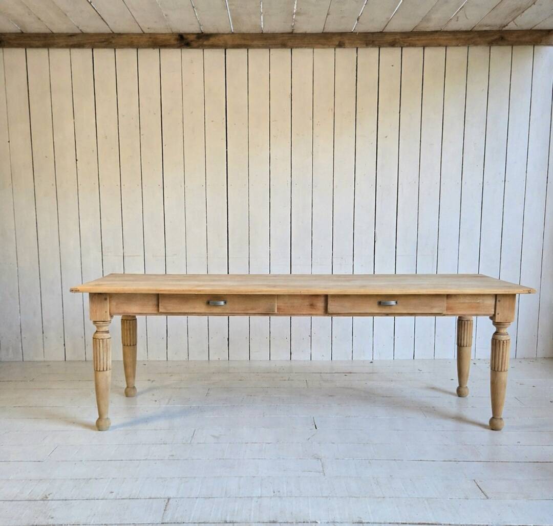 Table de ferme avec rallonges