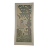 Lithograph by Henri Rivière The Enchantment of the Hours - The Mist