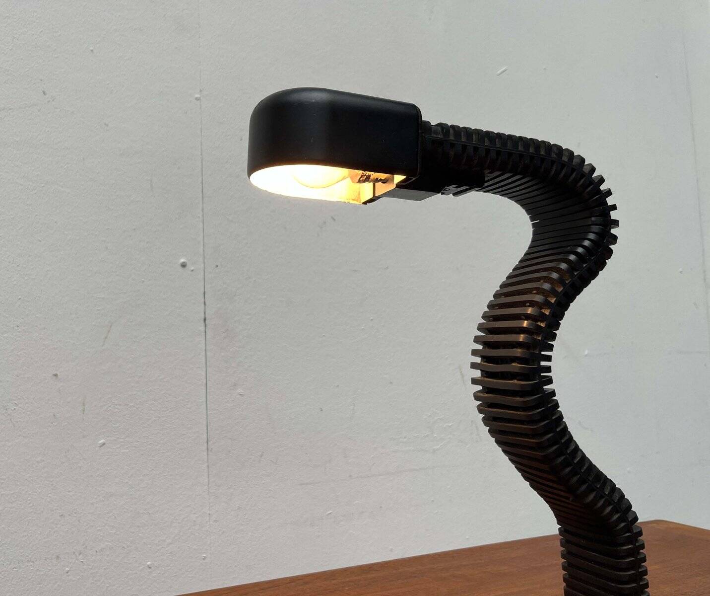 Vintage Space Age Cobra Table Lamp by Masayuki Kurokawa for Staff, 1970s