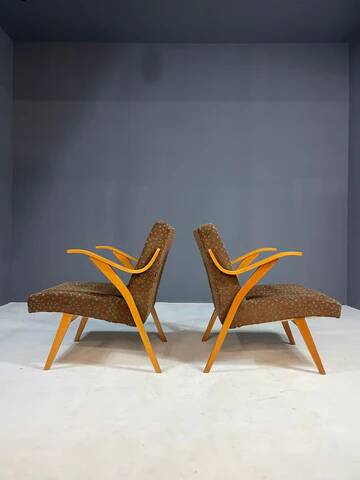 Paire de fauteuils Jitona Soběslav, Tchécoslovaquie, 1970
