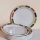 Six assiettes à dessert en porcelaine Anglaise DUDSON BROTHERS 70'