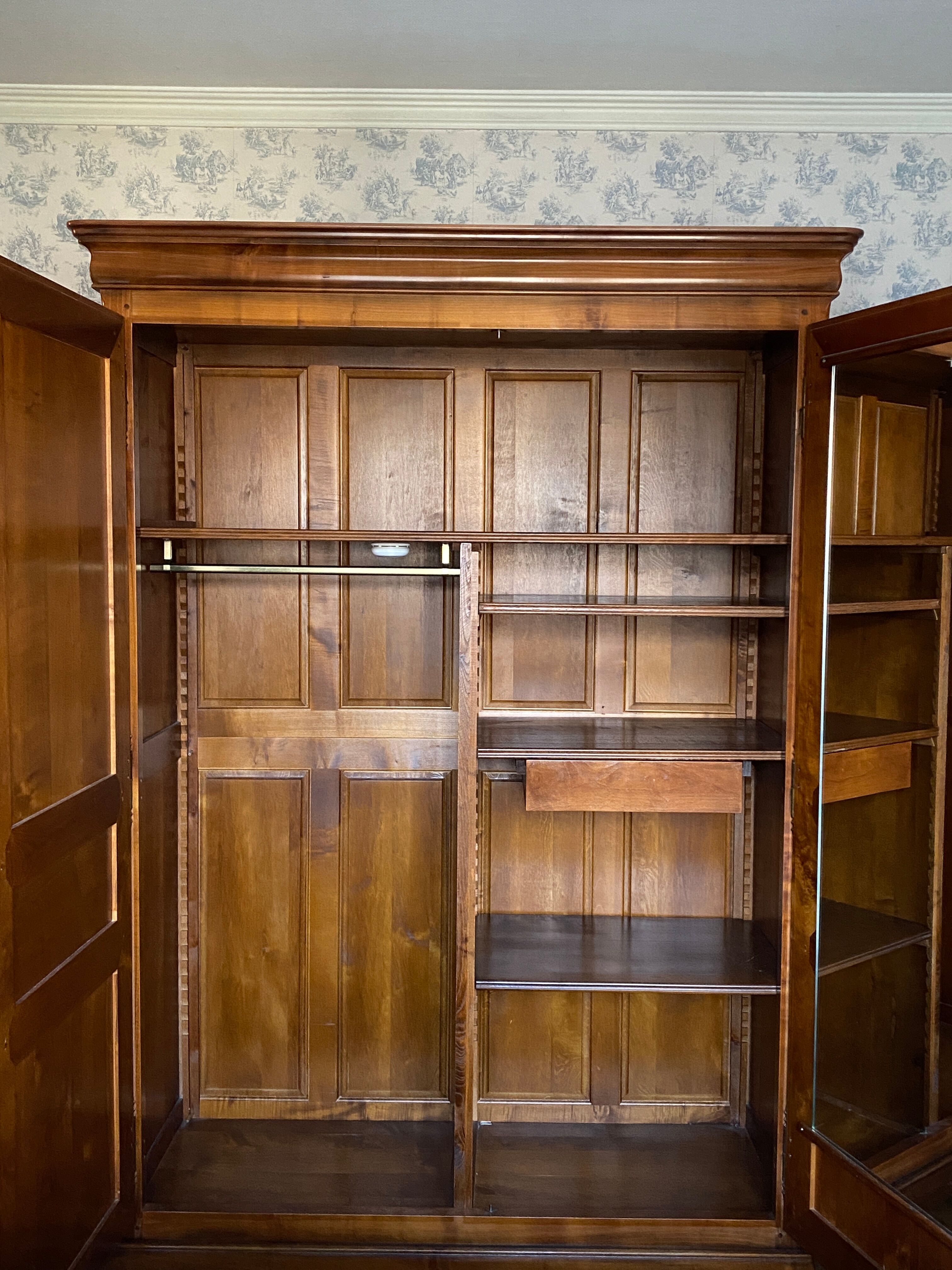 Louis-Philippe cherry wood cabinet