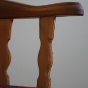 Ensemble de 4 fauteuils modernes norvégiens par Krogenæs, pin massif, années 1950