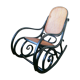 Rocking chair Thonet n°10 , 1908 original label