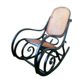 Rocking chair Thonet n°10 , 1908 original label
