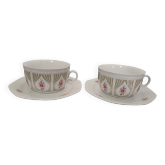 Vintage Schirnding Bavaria tea or coffee cups