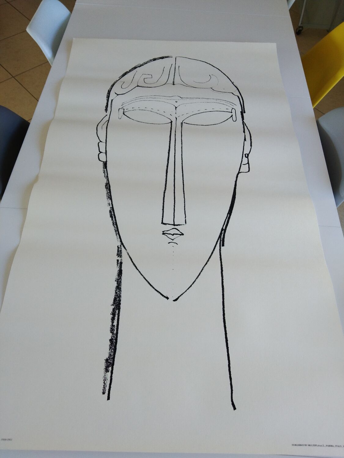 Modigliani poster "The head"