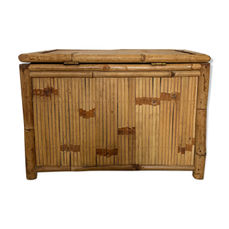 Bamboo storage chest, 1960