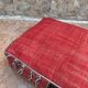 Pouf Kilim berbère fait main, coussin de sol