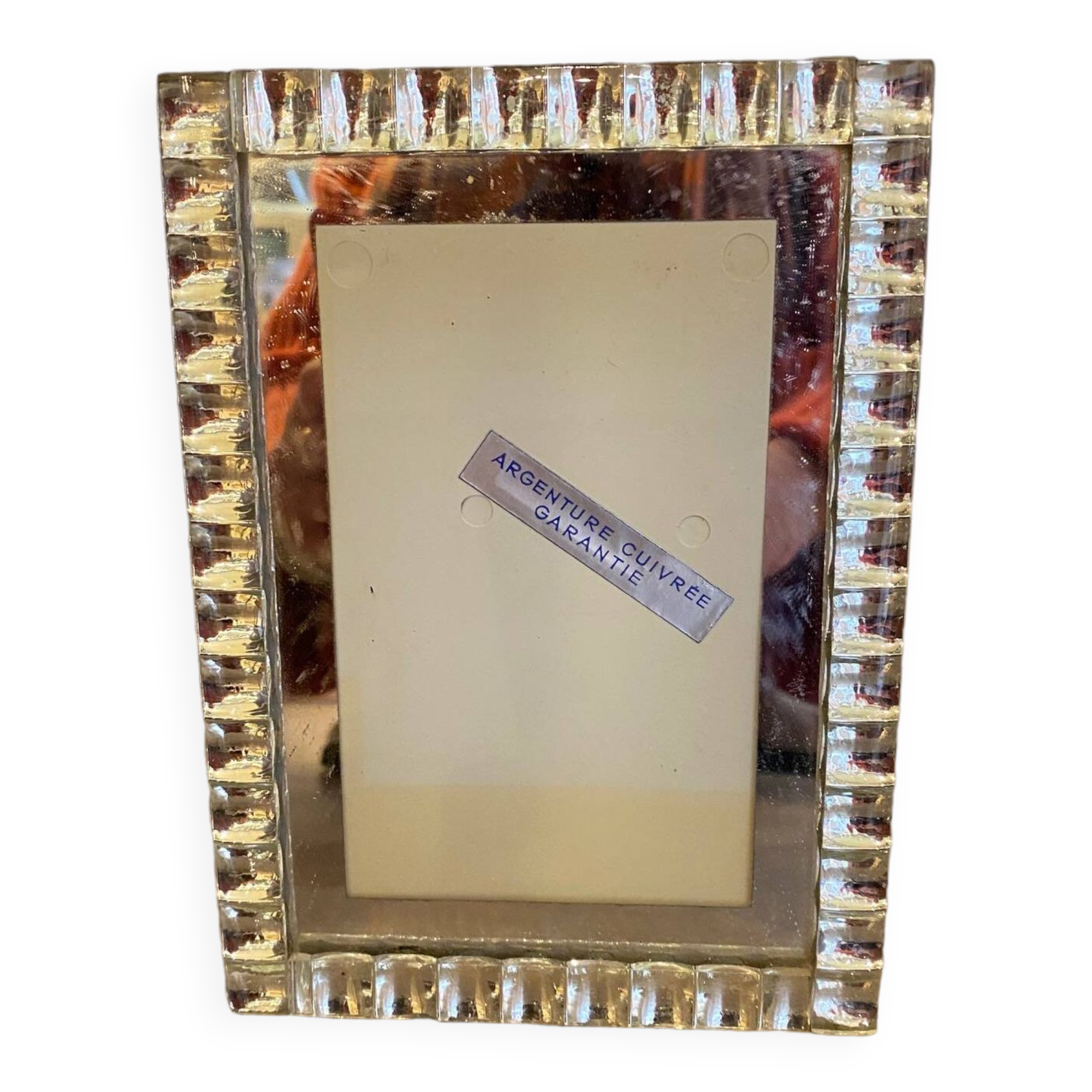 1940s/1950s photo frame to install with glass square front